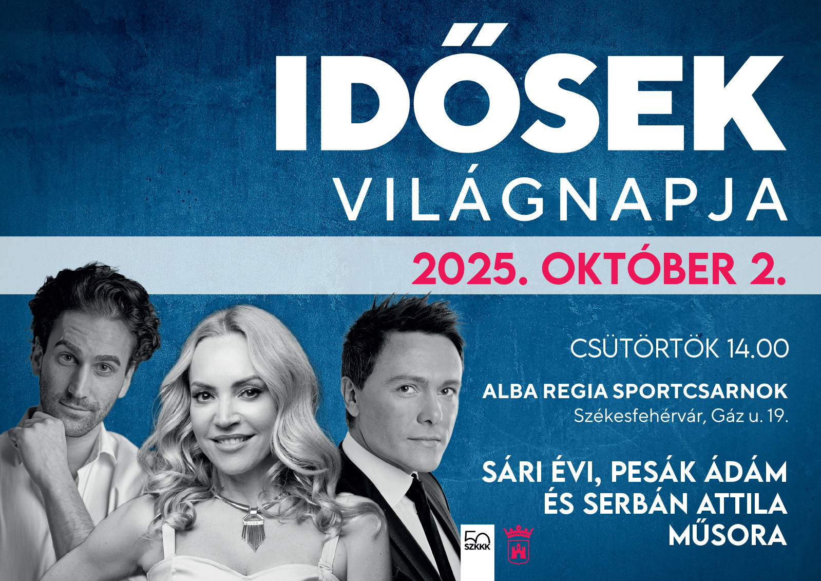 Idősek világnapja október 2-án az Alba Regia Sportcsarnokban